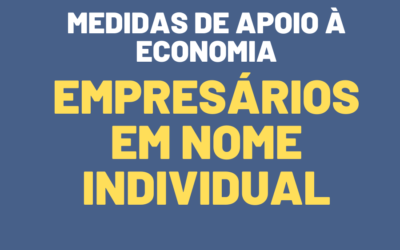 Medidas de Apoio à Economia | Empresários em nome individual