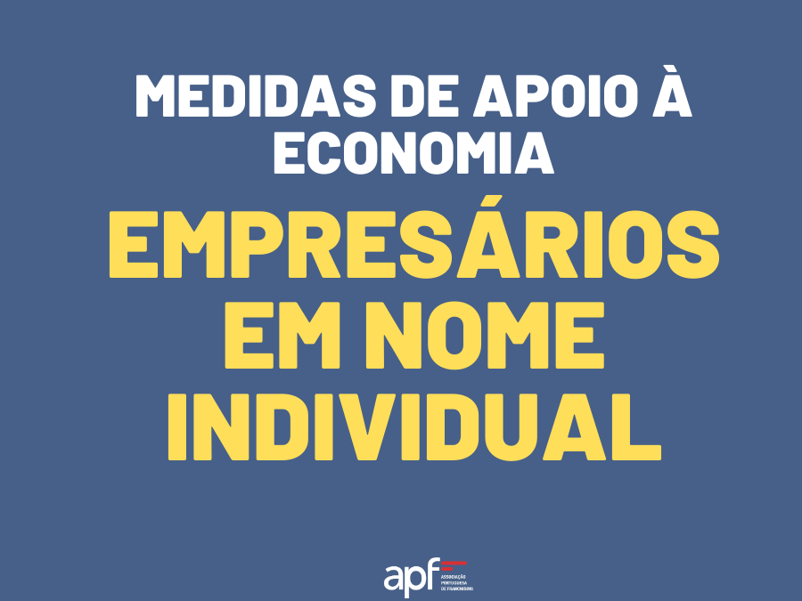 Medidas de Apoio à Economia | Empresários em nome individual