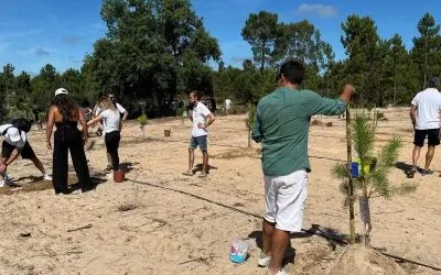 Grupo Everybody Wins planta 200 árvores autóctones numa ação pela defesa da floresta